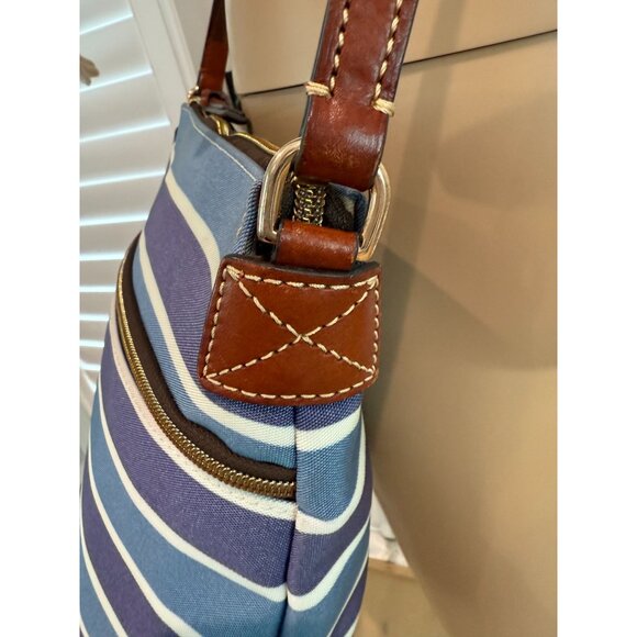 Dooney & Bourke Nautical Canvas Crossbody Purse - Picture 3 of 13